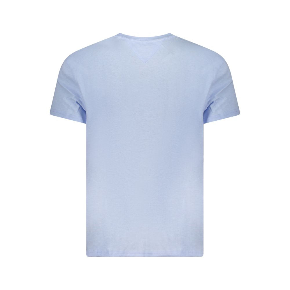 Tommy Hilfiger Blue Cotton Men T-Shirt