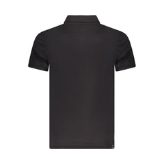 Accademia Militare Black Cotton Men's Polo Shirt