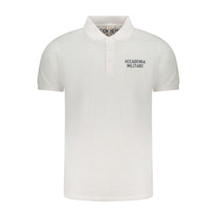 Accademia Militare White Cotton Men's Polo Shirt