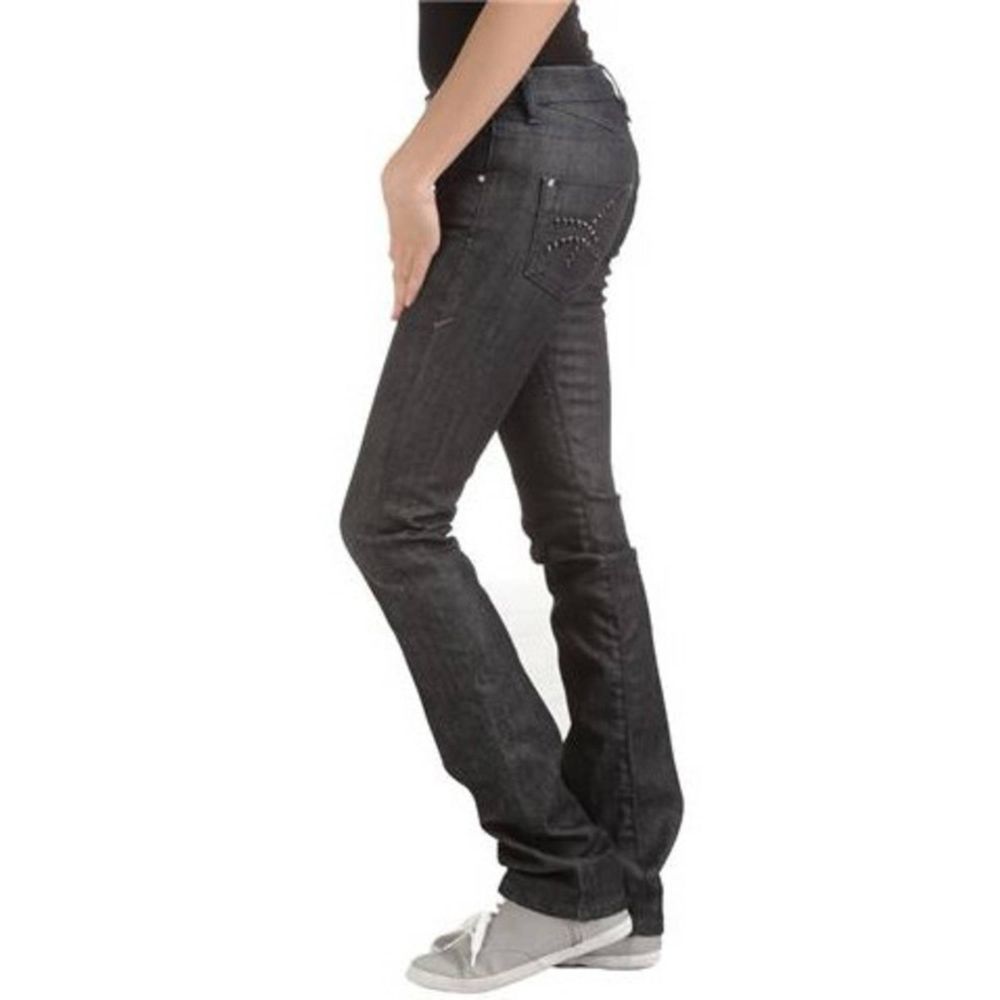 Blå bomullsjeans och byxor