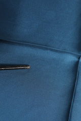 Dolce &amp; Gabbana Blå DG Crown Siden Fyrkantig Herr Foulard Halsduk