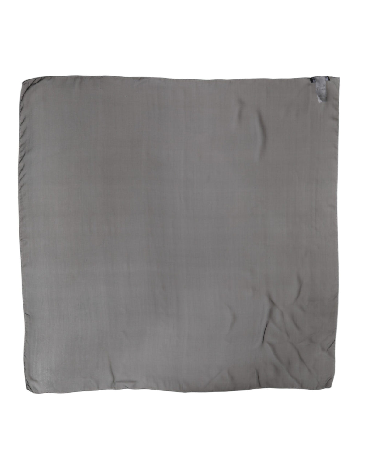 Dolce &amp; Gabbana Grå Svart Siden Fyrkantig Dam Foulard Halsduk