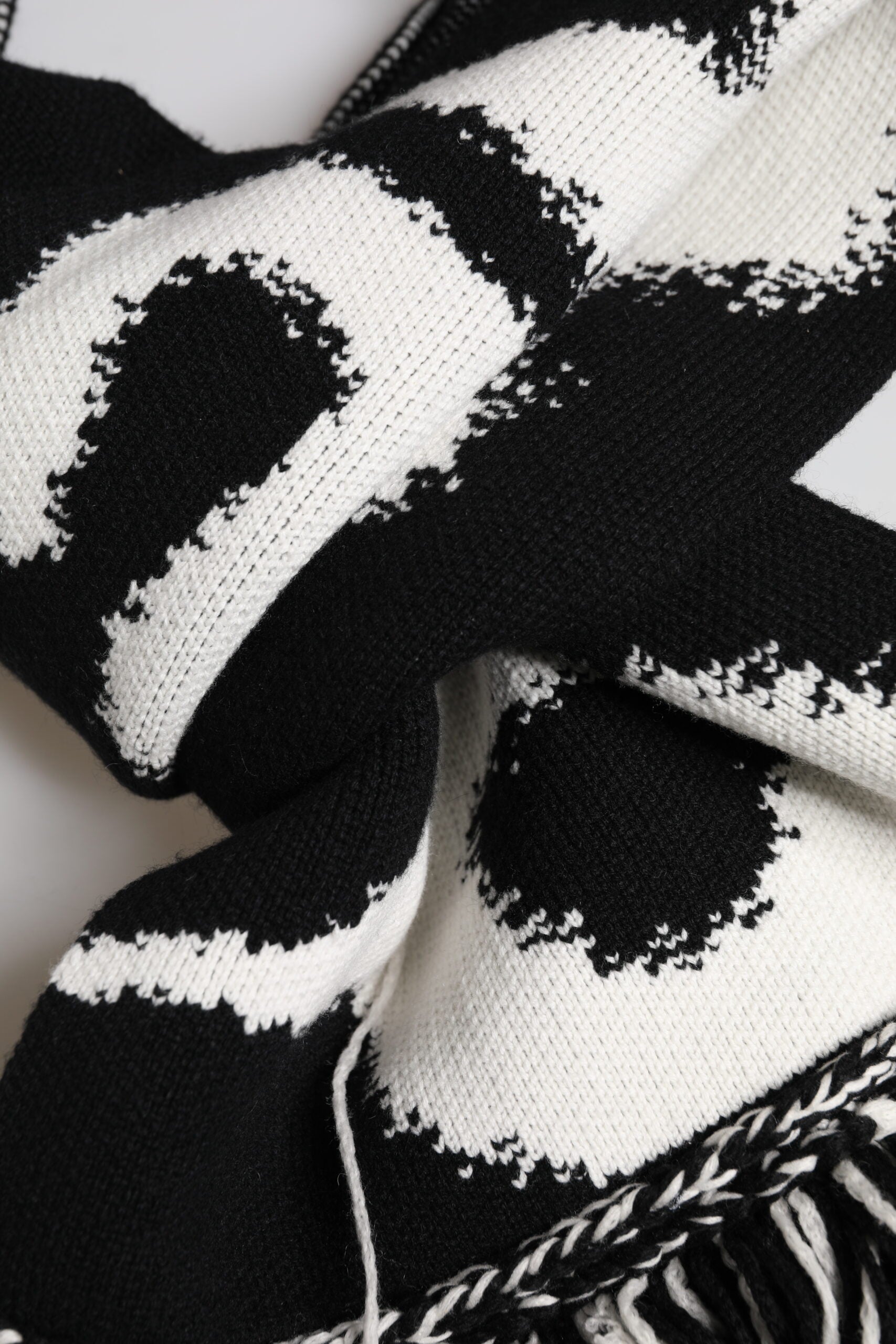 Dolce &amp; Gabbana Svart Logo Halsvarmer Herre Sjalskjerf