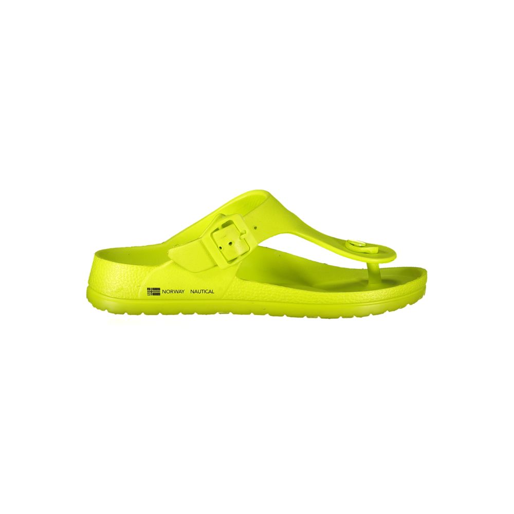 Gul plast sandal för kvinnor