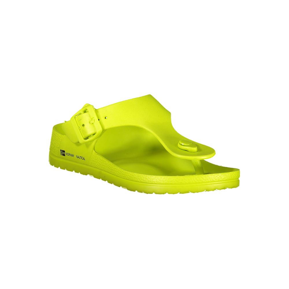 Gul plast sandal för kvinnor