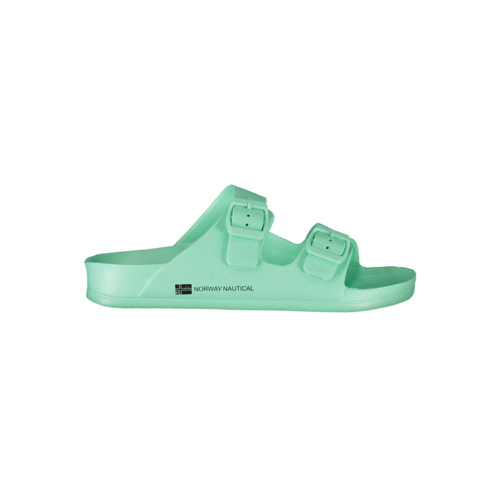 Grön plast sandal för kvinnor