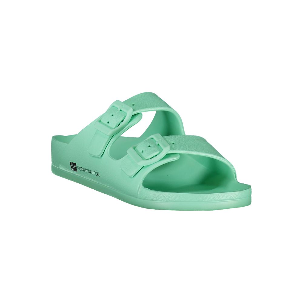 Grön plast sandal för kvinnor