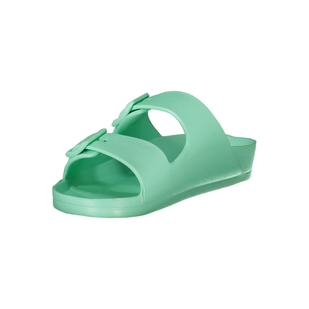 Grön plast sandal för kvinnor