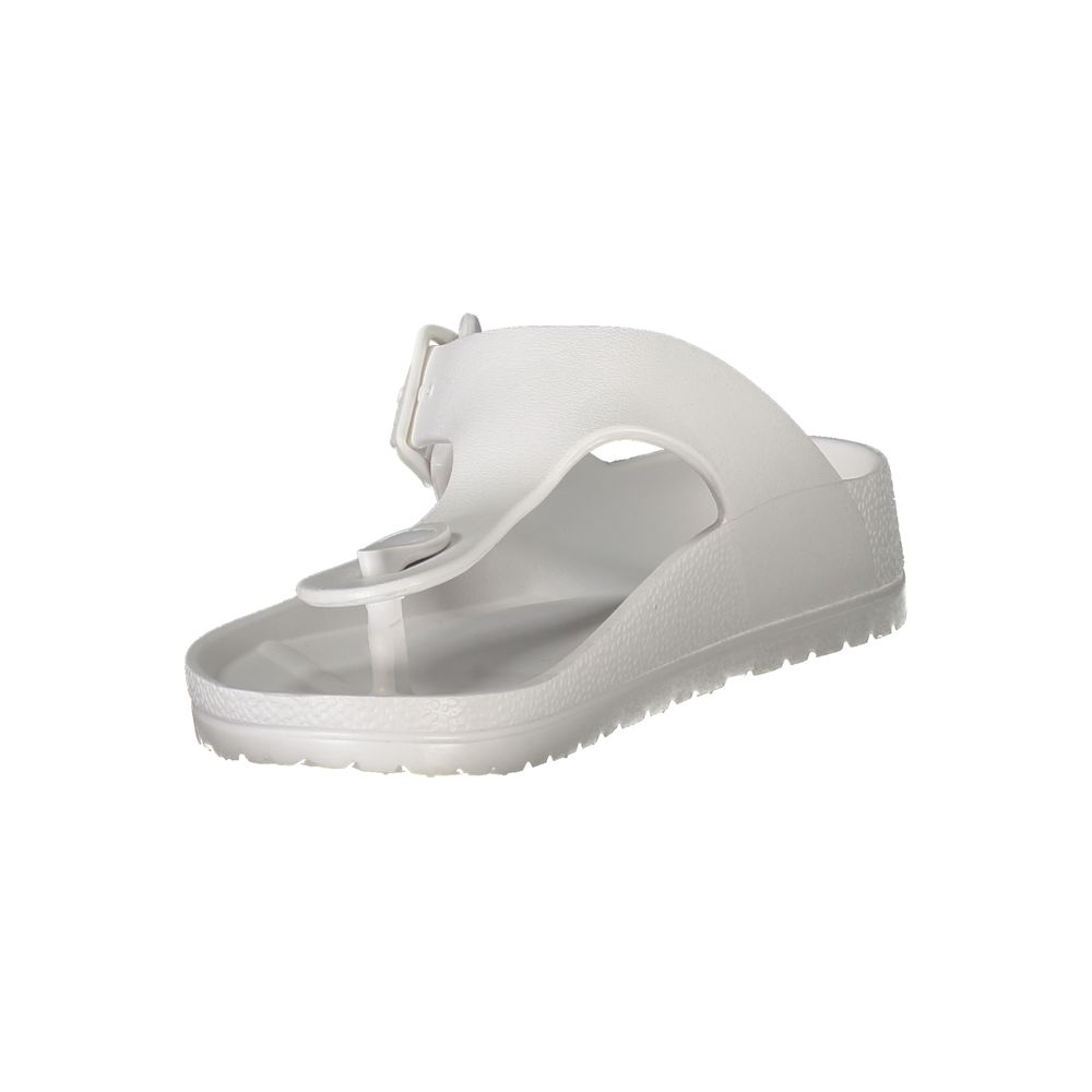 Vit plast damsandal