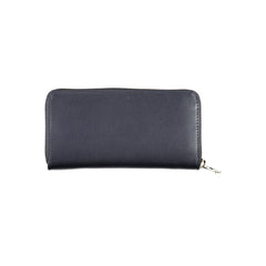 Tommy Hilfiger Blue Polyurethane Women Wallet