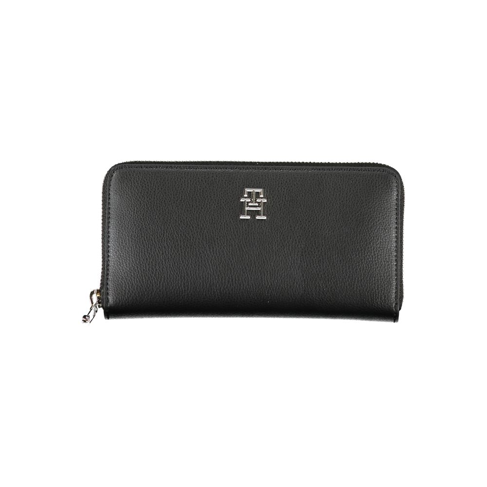 Tommy Hilfiger Black Polyester Women Wallet