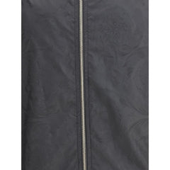 Versace Black Polyester Shell Jacket