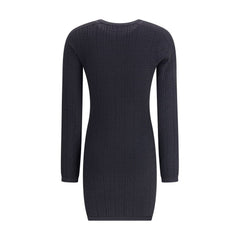 Balmain Black Viscose Casual Dress