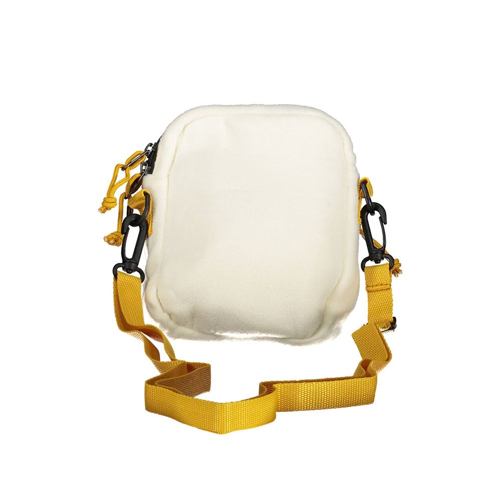 Hvit skulderveske i polyester