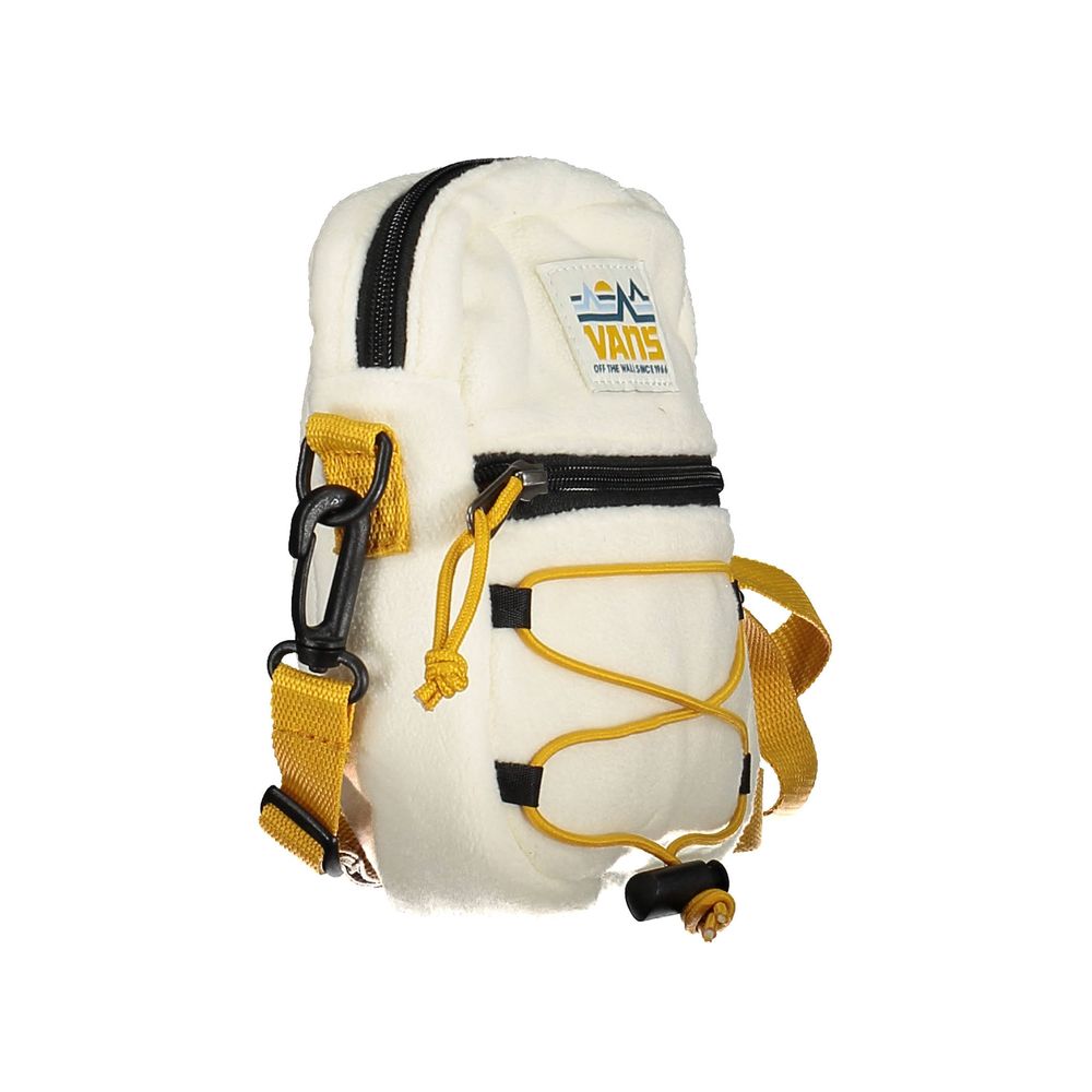 Hvit skulderveske i polyester