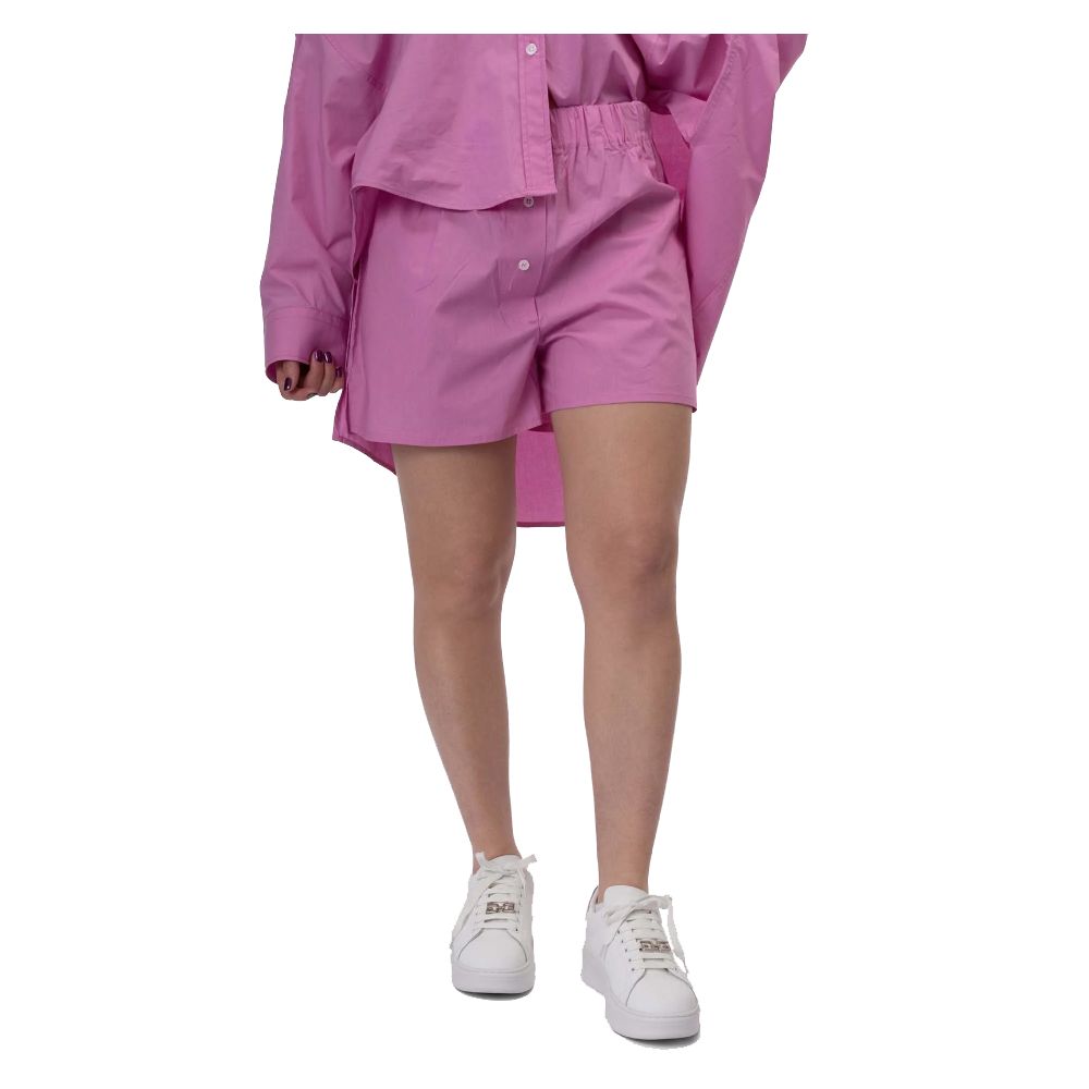 Rosa bomullsshorts