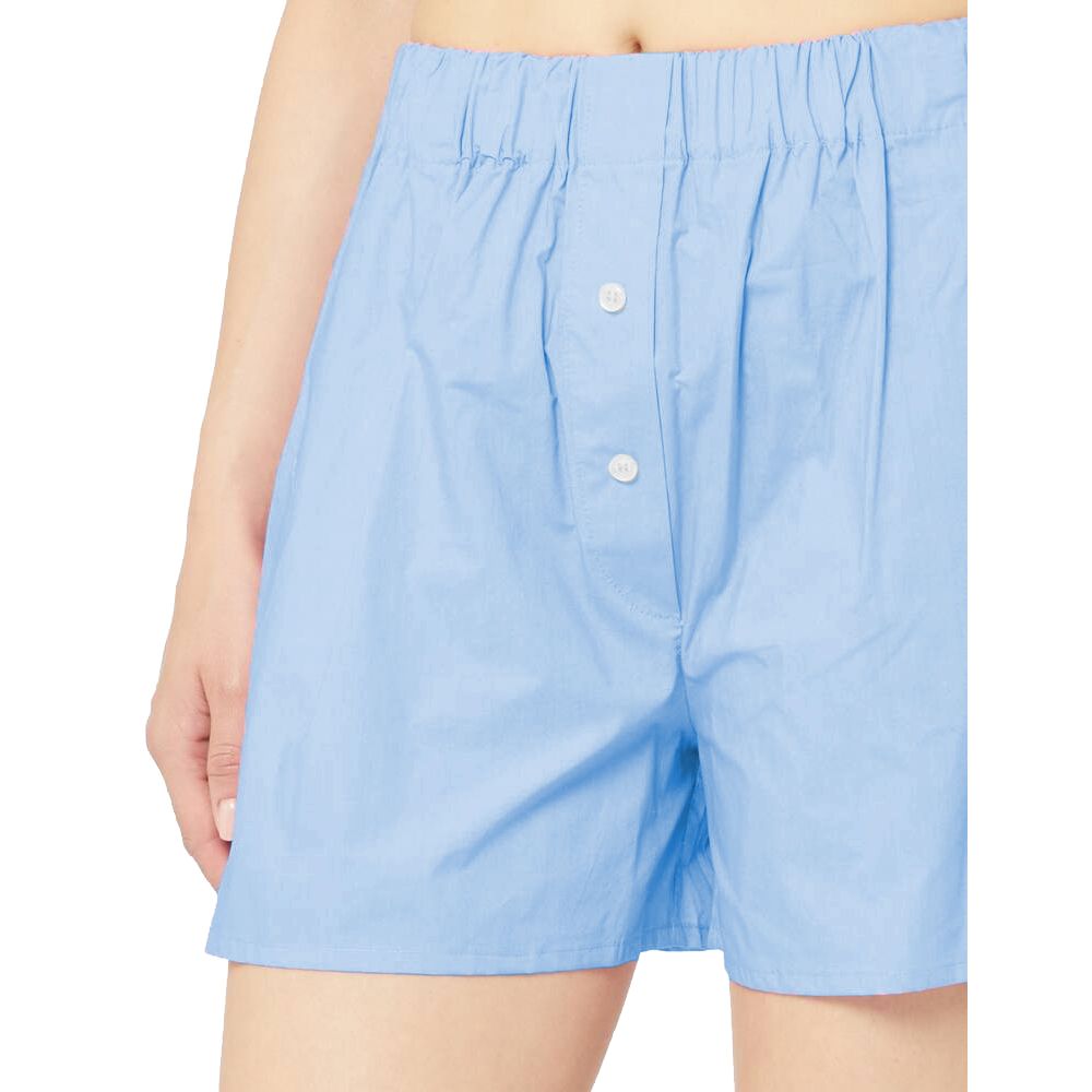 Blå bomullsshorts