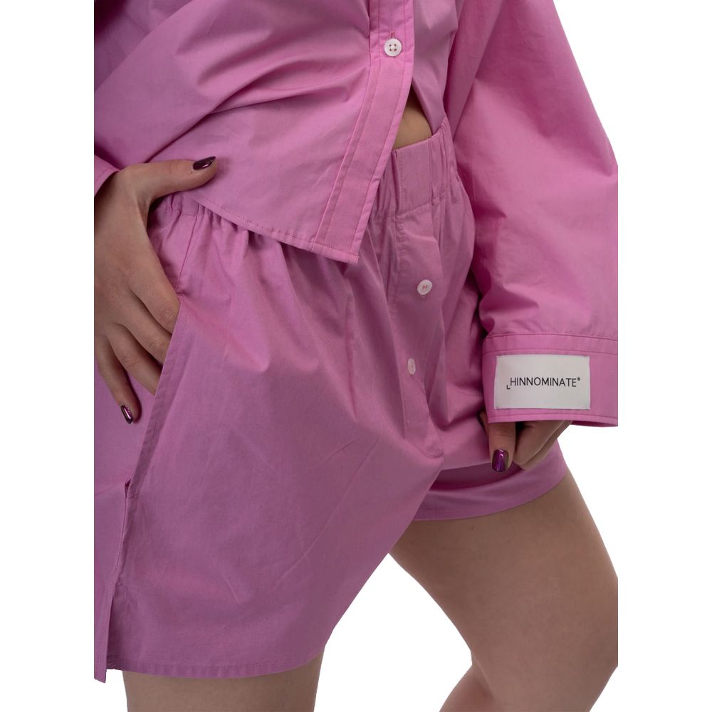 Rosa bomullsshorts