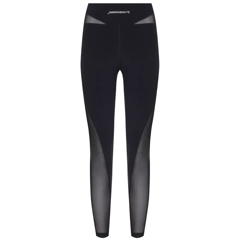 Svarta polyamidjeans och byxor