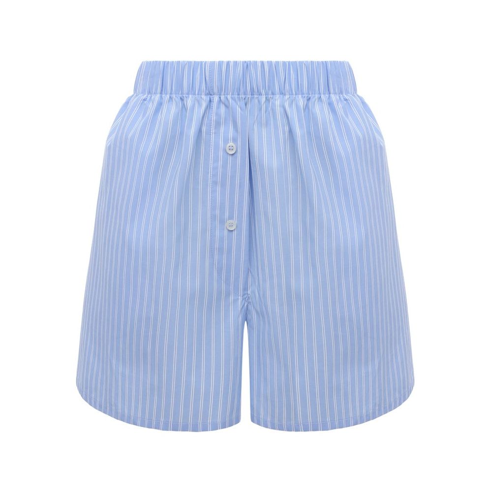 Blå bomullsshorts