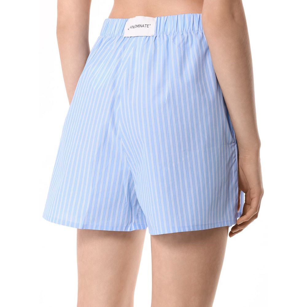 Blå bomullsshorts