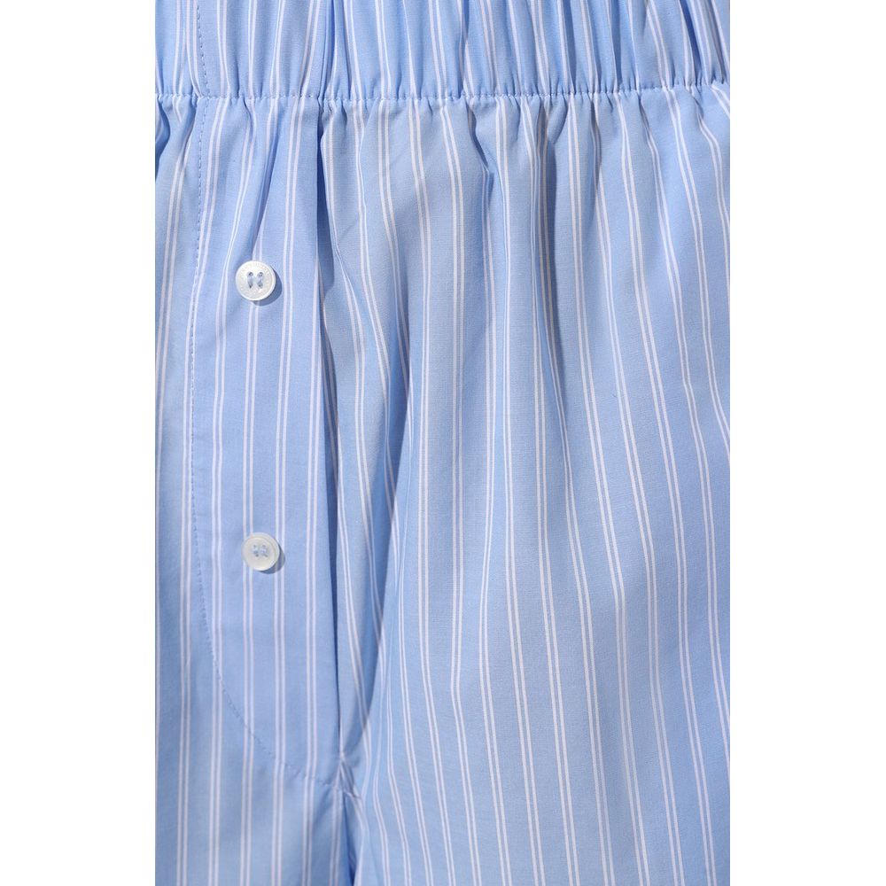 Blå bomullsshorts