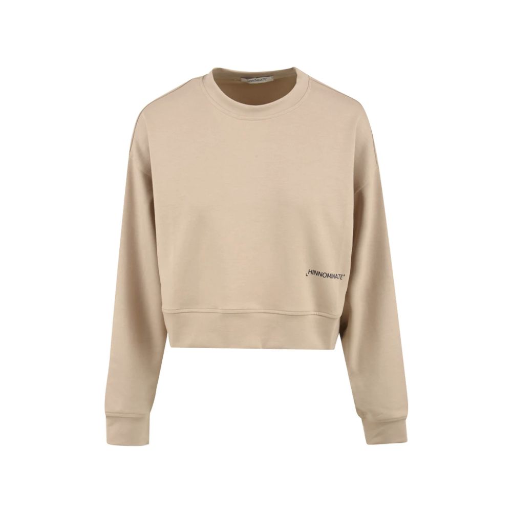 Beige polyestertröja