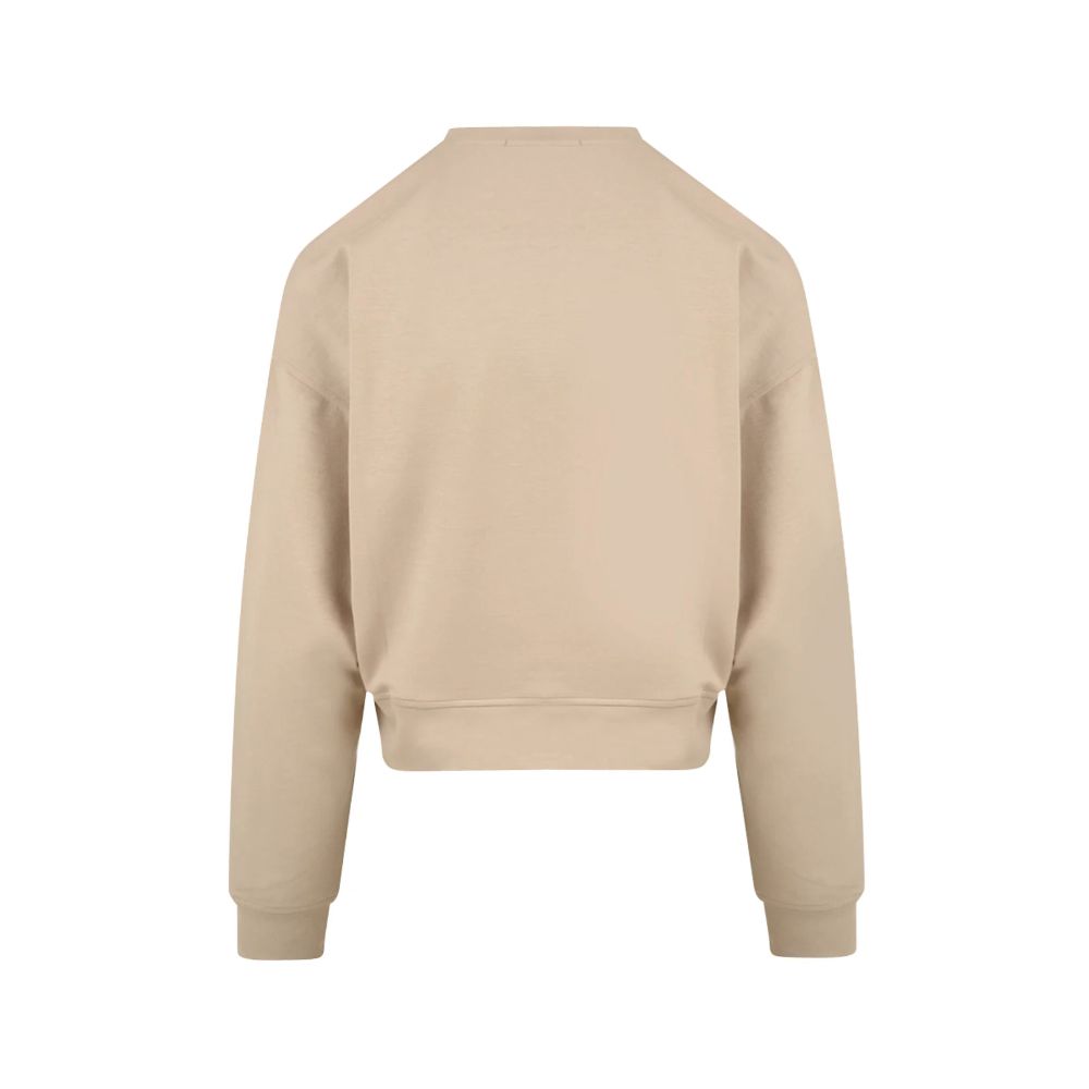 Beige polyestertröja