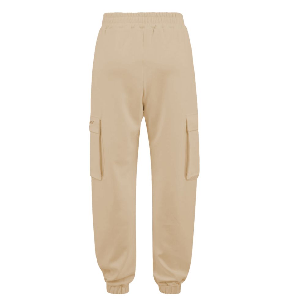 Beige polyesterjeans och byxor
