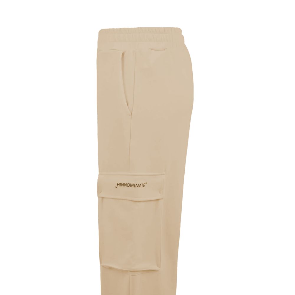 Beige polyesterjeans och byxor