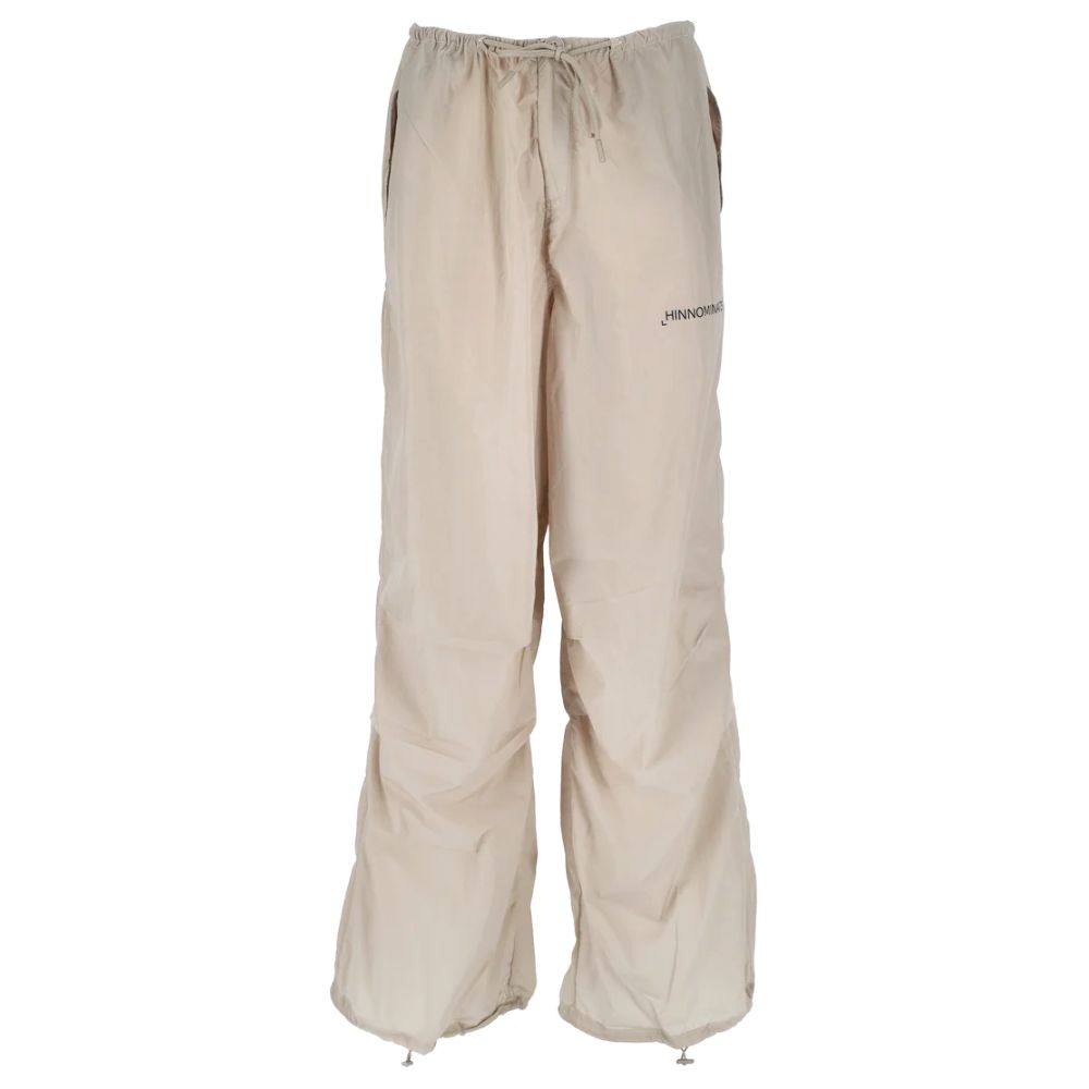 Beige nylonjeans och byxor
