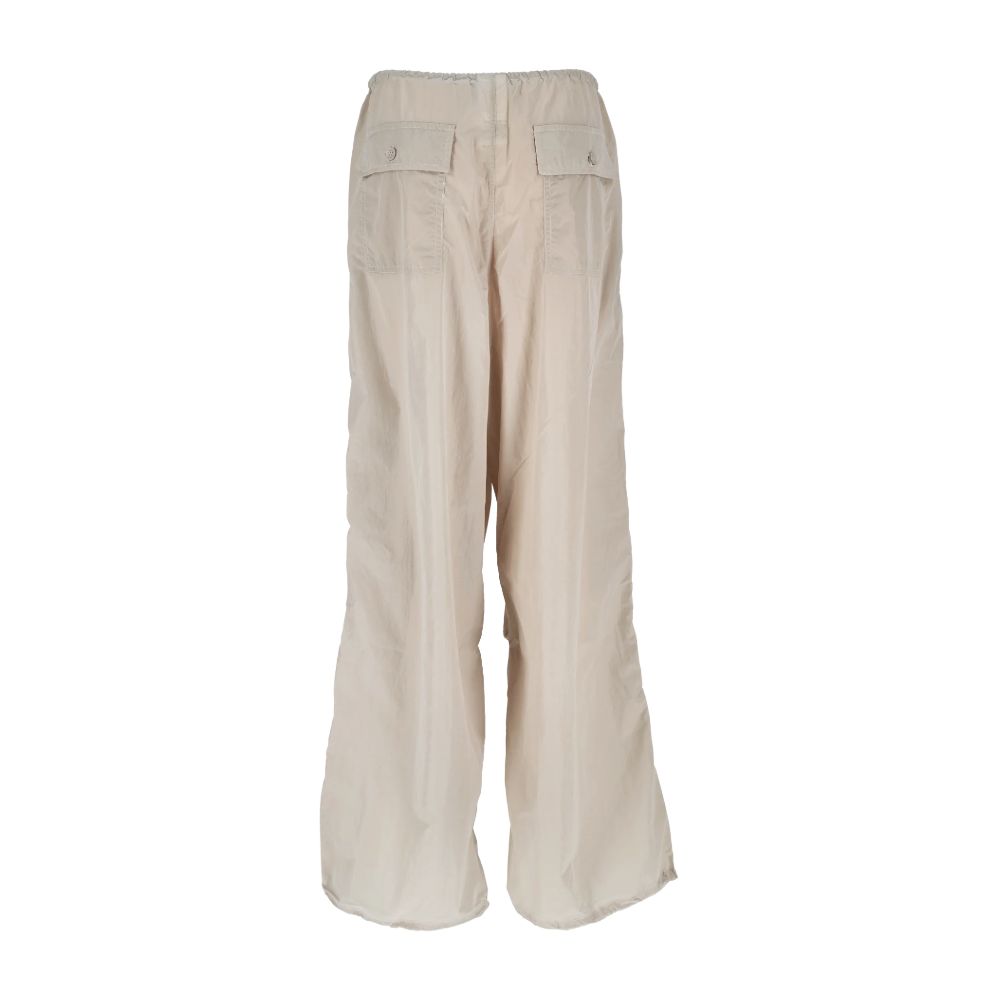 Beige nylonjeans och byxor