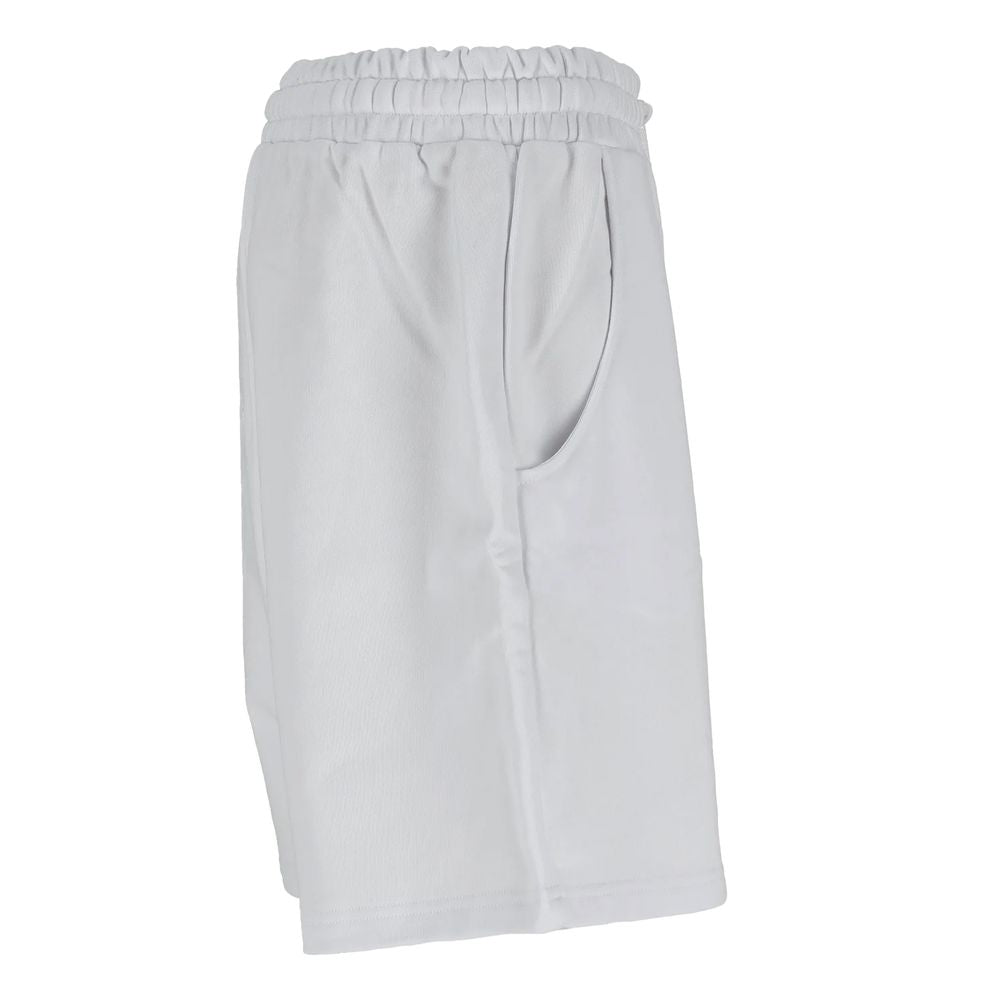 Hvite bomullsshorts