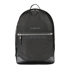 Tommy Hilfiger Black Polyester Men's Backpack