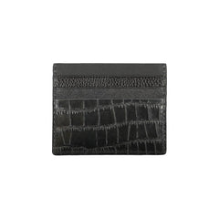 Tommy Hilfiger Black Leather Men Wallet