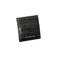 Tommy Hilfiger Black Leather Men Wallet