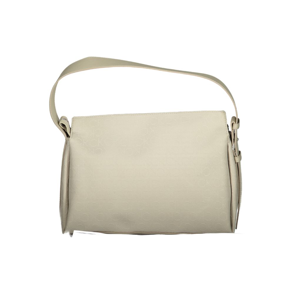 Beige polyesterveske