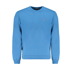 Napapijri Blue Cotton Men Sweater