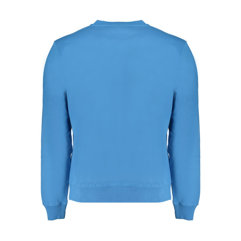 Napapijri Blue Cotton Men Sweater