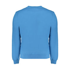 Napapijri Blue Cotton Men Sweater