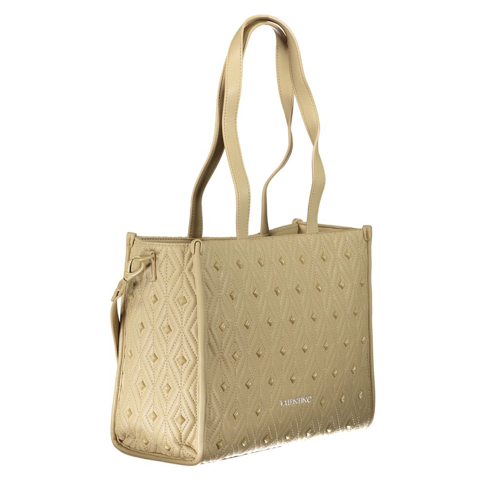 Beige polyesterveske