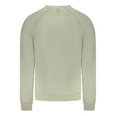 Guess Jeans Green Cotton Men Sweater
