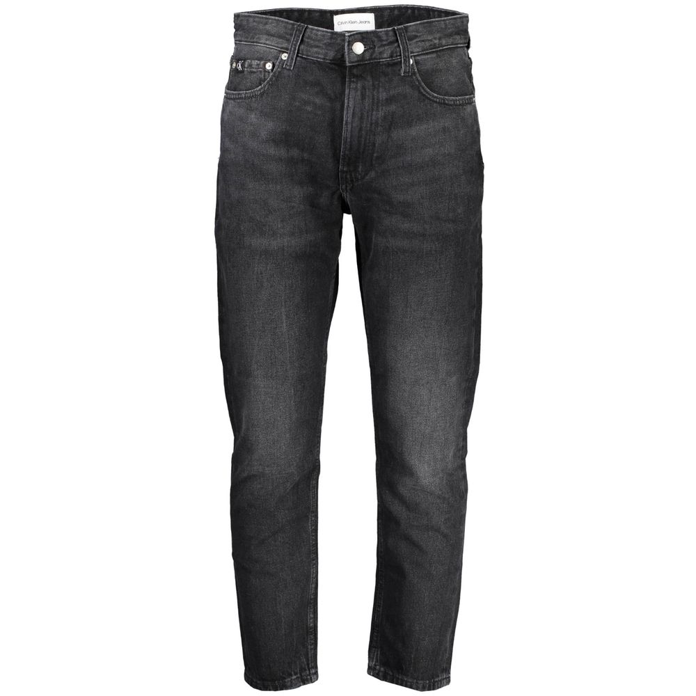 Blå bomullsjeans och byxor