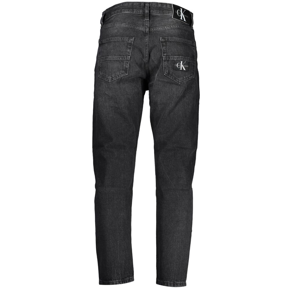 Blå bomullsjeans och byxor