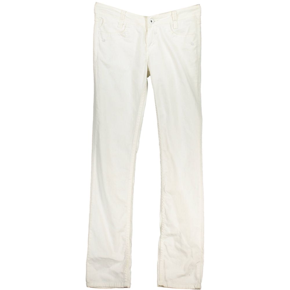 Vita bomullsjeans och byxor