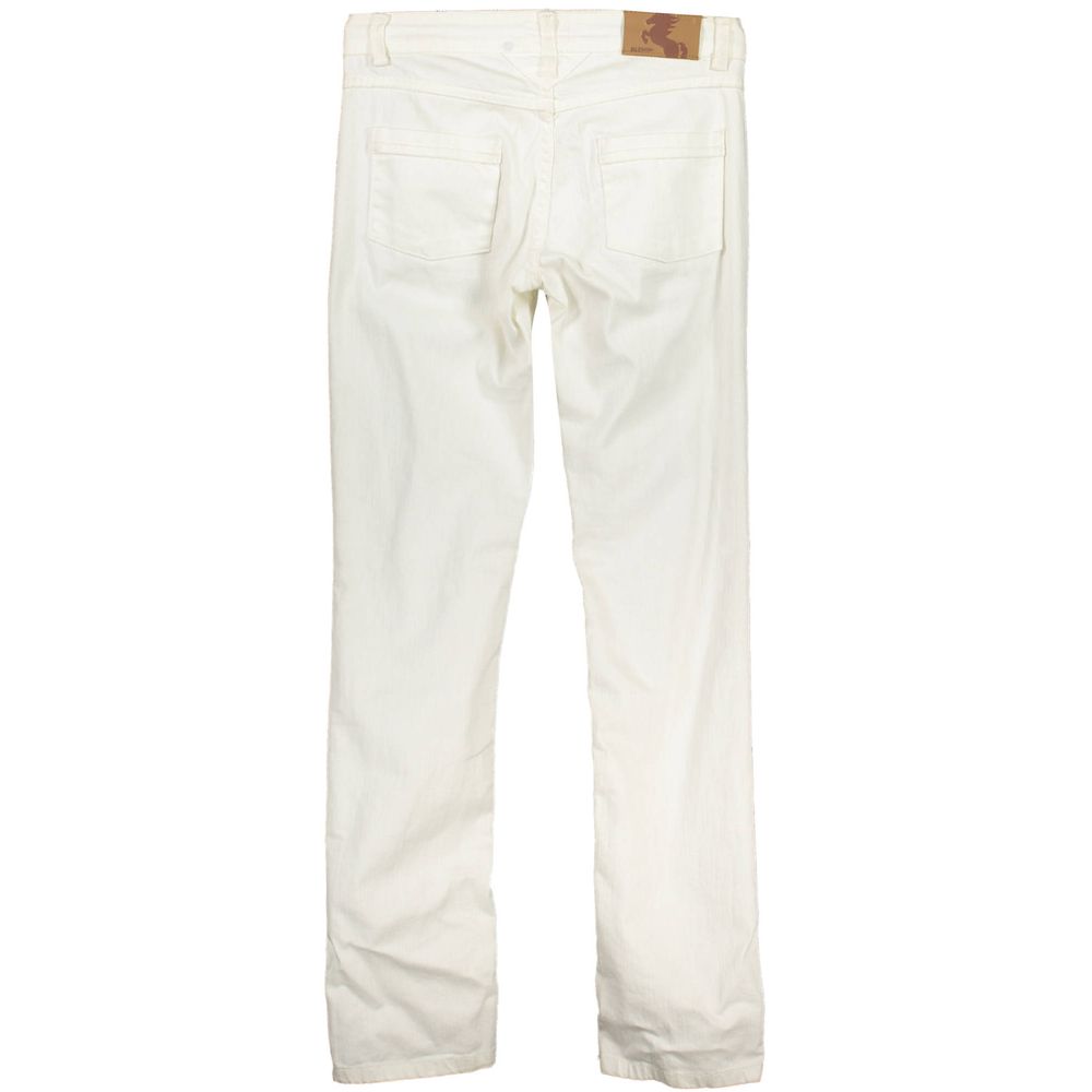 Vita bomullsjeans och byxor