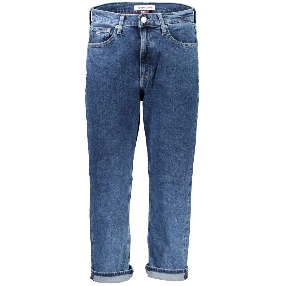 Blå bomullsjeans och byxor