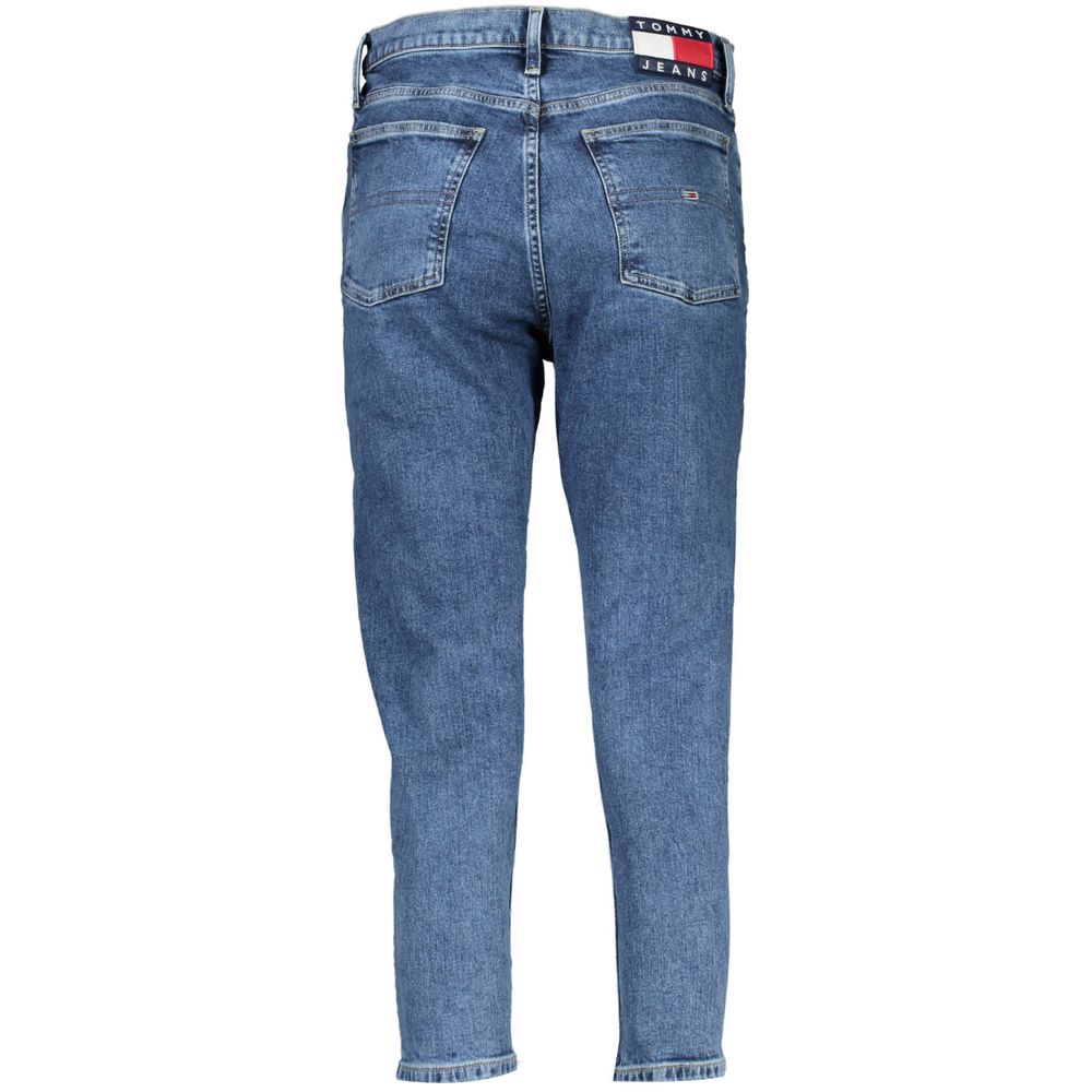 Blå bomullsjeans och byxor
