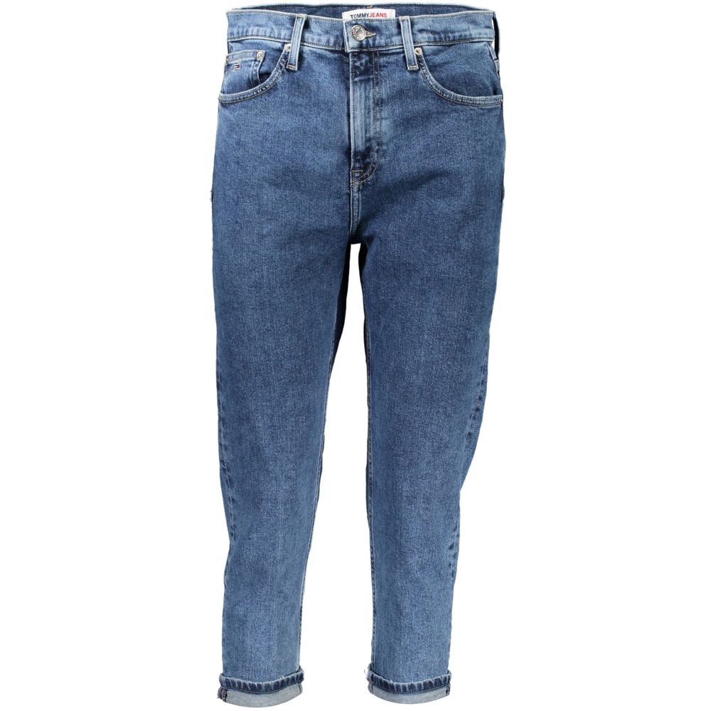 Blå bomullsjeans och byxor