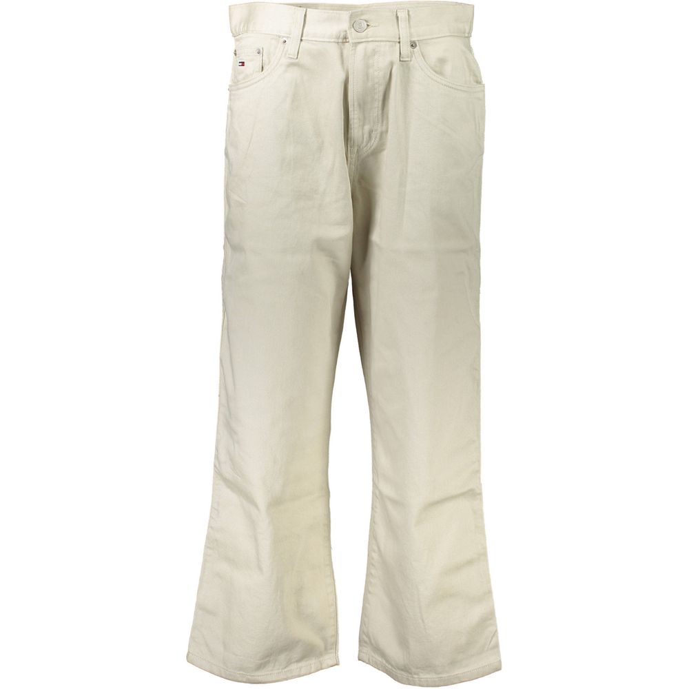 Beige bomullsjeans och byxor